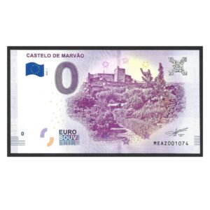 CÉDULA DE FANTASIA ZERO EURO CASTELO DE MARVÃO PORTUGAL