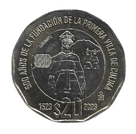 MOEDA DO MÉXICO 20 PESOS 2023