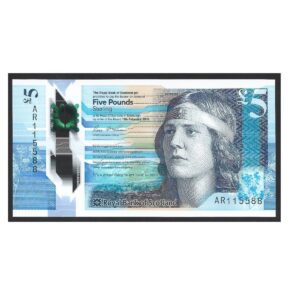 CÉDULA DA ESCÓCIA 5 POUNDS 2016 P 370 FE