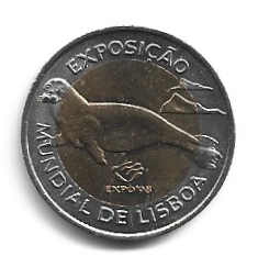 MOEDA DE PORTUGAL 100 ESCUDOS 1997 KM 693