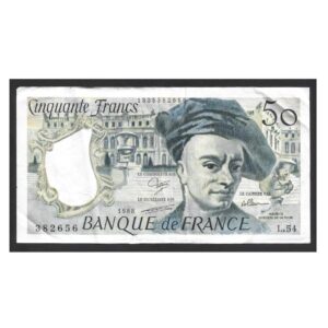 CÉDULA DA FRANÇA 50 FRANCOS BC