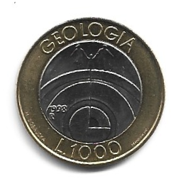 MOEDA DE SAN MARINO 1000 LIRAS 1998