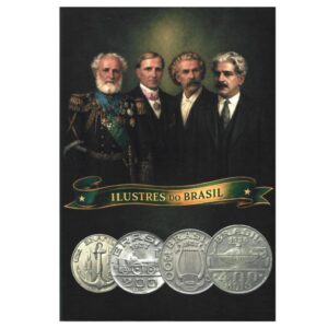ÁLBUM MOEDAS ILUSTRES DO BRASIL