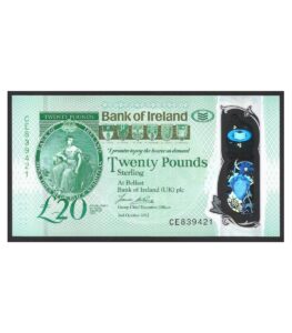 CÉDULA DA IRLANDA 20 LIBRAS FE