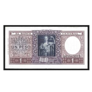 CÉDULA DA ARGENTINA 1 PESO SOB/FE