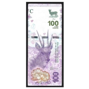 CÉDULA DA ARGENTINA 100 PESOS MBC