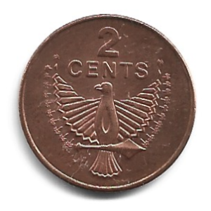MOEDA DAS ILHAS SALOMÃO 2 CENTS 2005 KM 25
