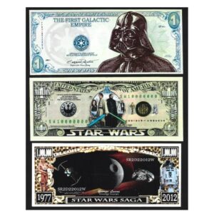 CÉDULAS DE FANTASIA STAR WARS
