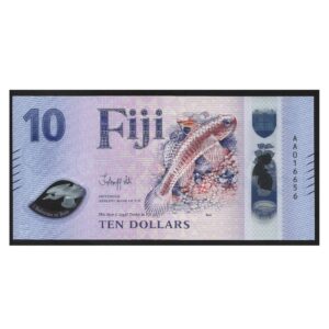 CÉDULA DAS ILHAS FIJI 10 DÓLARES 2026 P 126  FE
