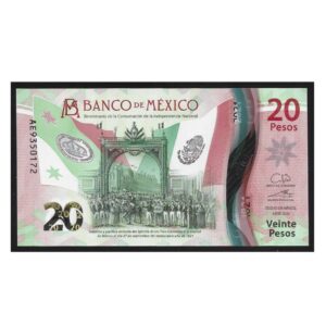 CÉDULA DO MÉXICO 20 PESOS FE