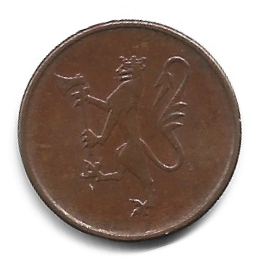 MOEDA DA NORUEGA 5 ORE 1975 KM 415