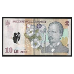 CÉDULA DA ROMÊNIA 10 LEI 2008 MBC