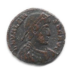 MOEDA DO IMPÉRIO ROMANO VALENS, AE 3 367-370 A.D.